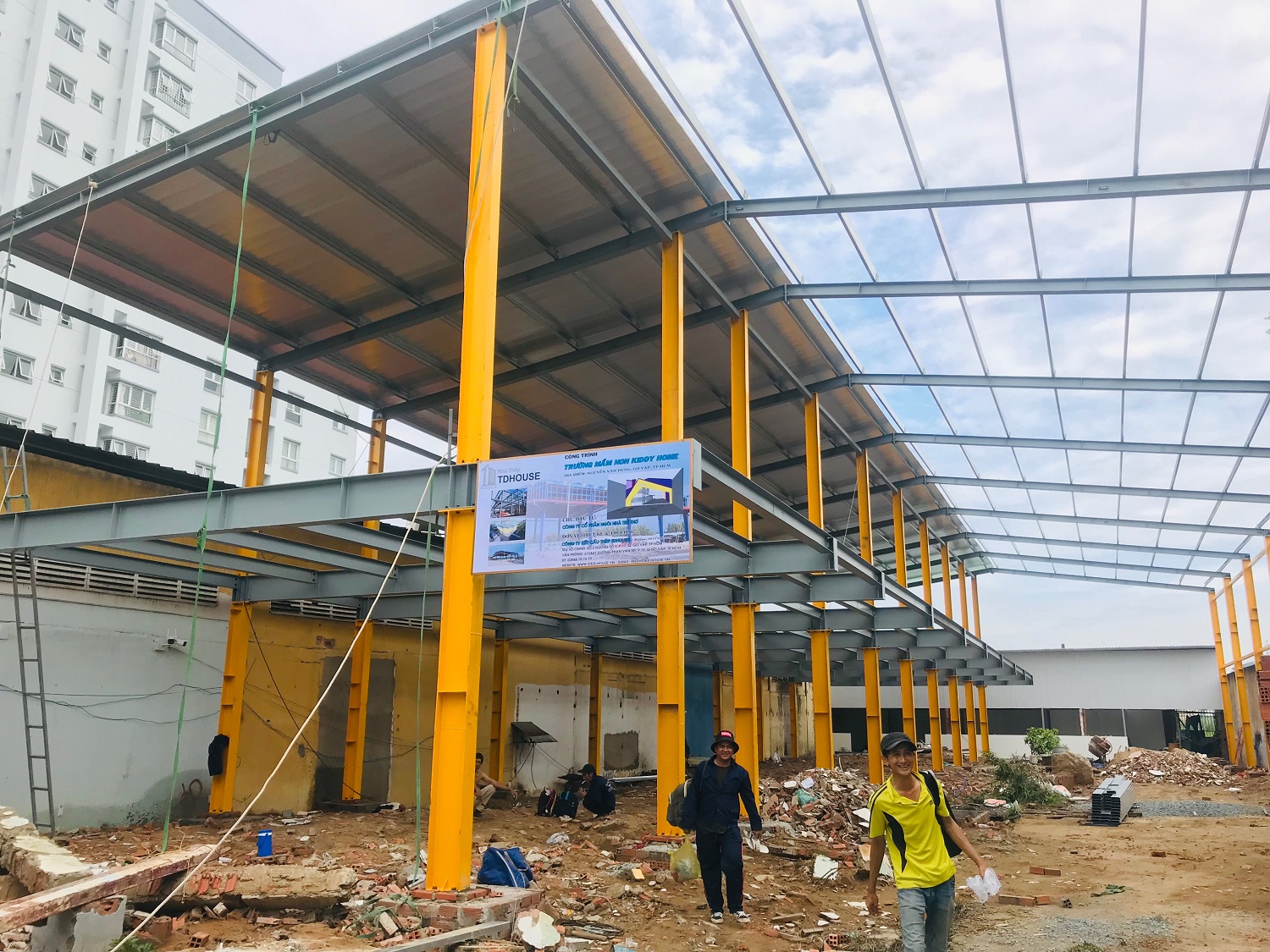 Thi công Nhà Thép Tiền Chế
